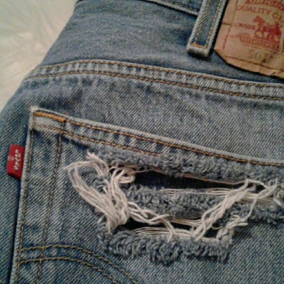 Levi's Pants - Levis 501 Vtg High Waist Button Fly Jean Shorts